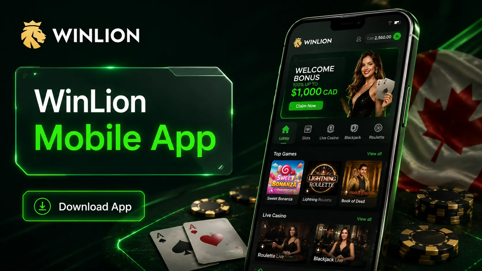 WinLion Mobile App